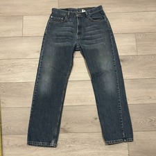 Vintage 90s Levis 505 Denim Jeans Straight Leg Faded Whisker 32/30