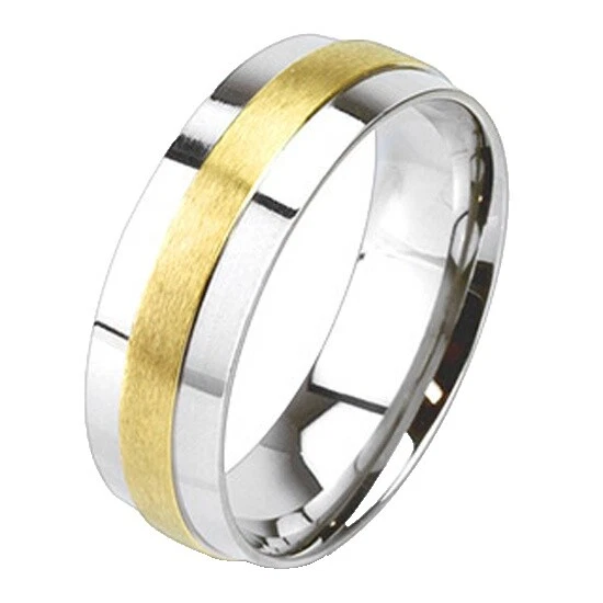 Banda de Acero Inoxidable Anillo de 13 Anillos de Moda