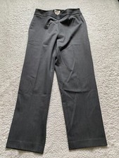 Talbots Straight Stretch Made in USA Women Size 10 Charcoal Pants P1