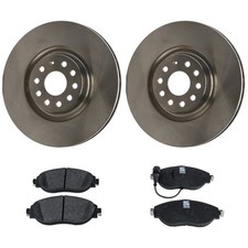 Front Brake Disc Rotors and Pads Kit for VW Volkswagen GTI Jetta Audi S3 Golf R
