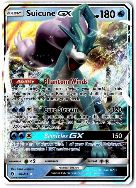 Suicune GX #60 (Lost Thunder (2018))