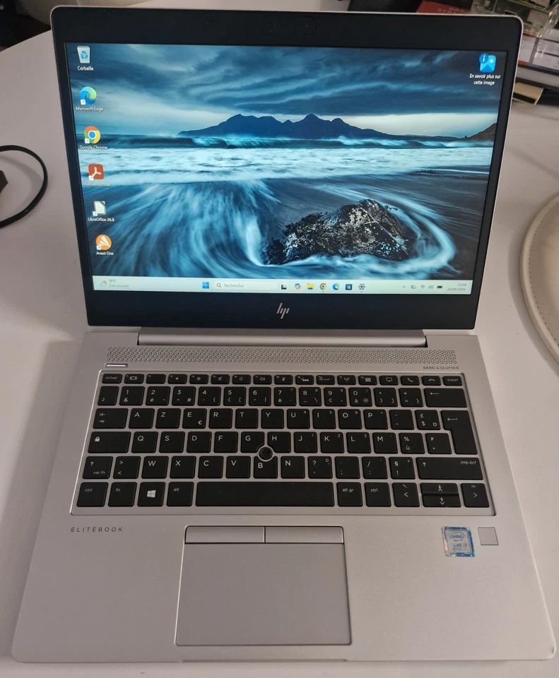 HP EliteBook 830 G5 · i7-8650U · 16GB · 256GB, photo 1 sur 5