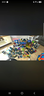 Imaginext Batman & Joker Mixed Lot: Batcave Pieces Batmobile Figures
