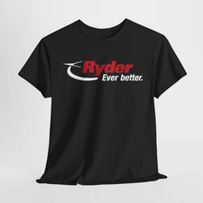 USA Ryder Truck Rental Logo T-Shirt Transportation Workwear Unisex Tee S-5XL