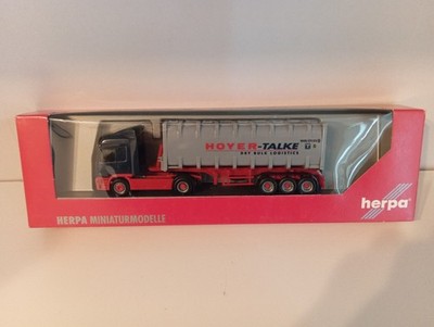 Herpa 149235 MB Actros MP2 Hoyer-Talke 30ft Bulk Container in Ovp Neuwertig