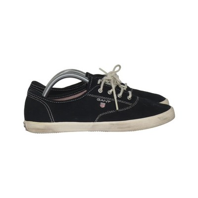 GANT, Canvas Sneaker, Größe: 38, model: new haven, Leder, Schwarz, Damen #uoG