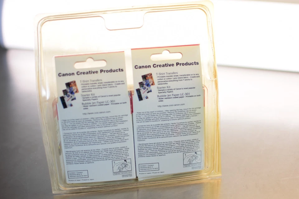 Lote de 2 cartuchos de tinta para impresora CANON originales (negro y color BCI-21) nuevos sellados Foto 2 de 2