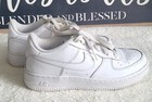 Nike Air Force 1 $115 White Sneaker's Sz 5Y Girl's — photo 1