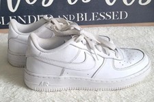 Nike Air Force 1 115 White Sneaker's Sz 5Y Girl's