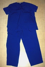 Unisex Scrub Set, Navy XL