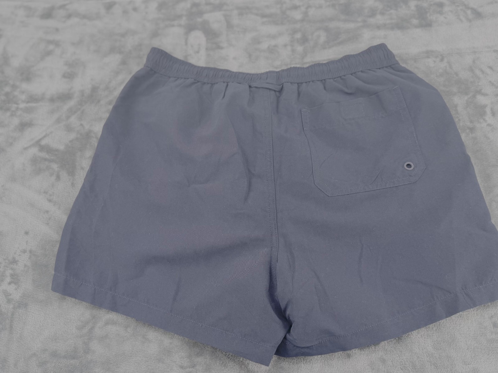 M&S Mens Navy Swim Shorts Size Small Quick Dry Mesh Lined Drawstring Beach Trunk image 3
