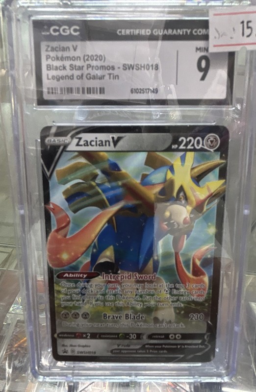 Zacian V SWSH018 SWSH: Sword & Shield Promo Cards Holo