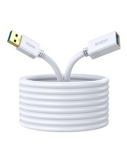 VCZHS Tech USB Extension Cable White 3.3ft, 3.0 Extender for 3.3FT,