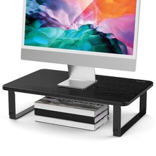 MS01 Monitor Stand Riser Height Adjustable Laptop Stand Computer Black Access