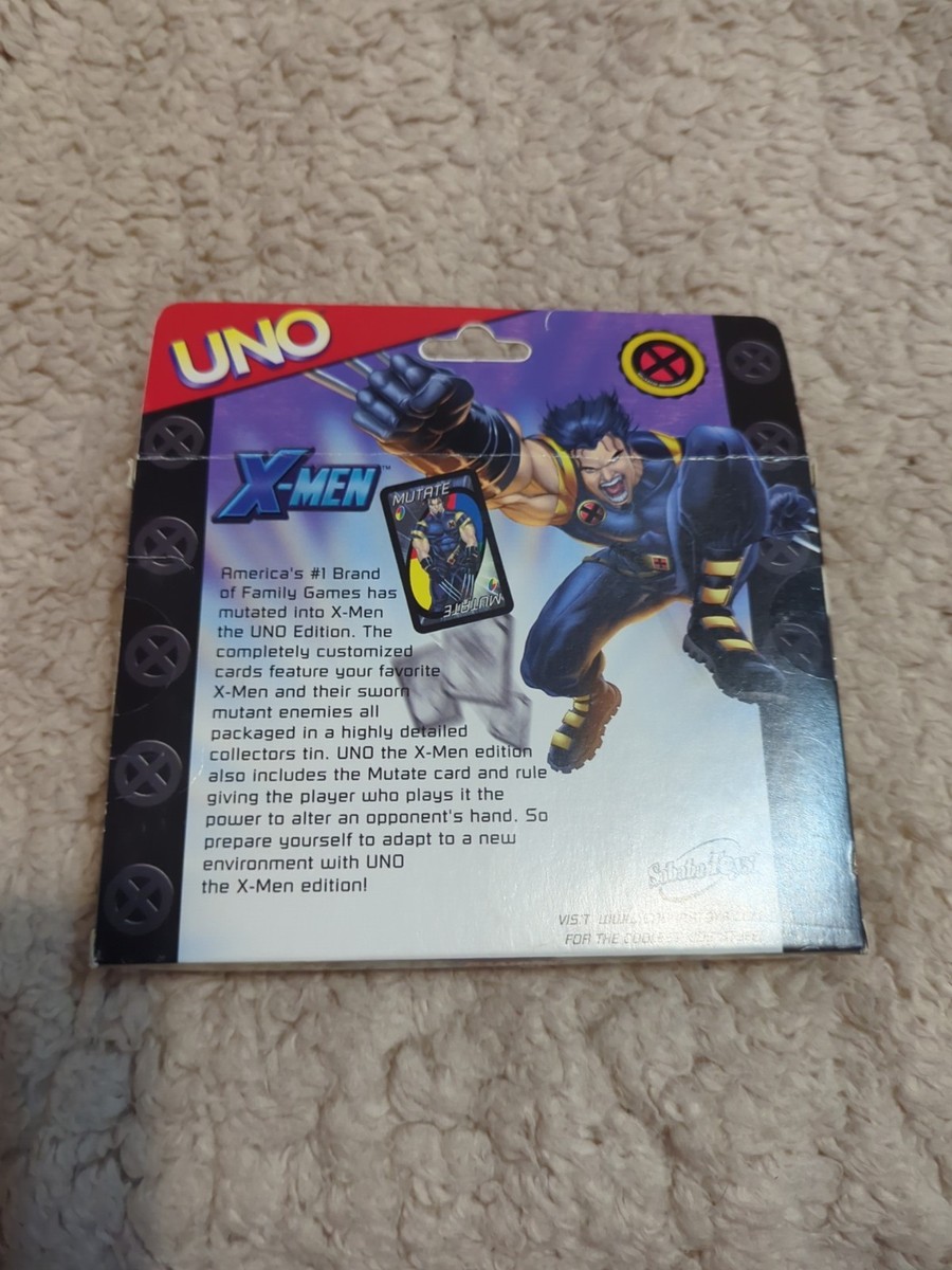 UNO X-men Deluxe Collector Tin Special Edition Qq6 for sale online