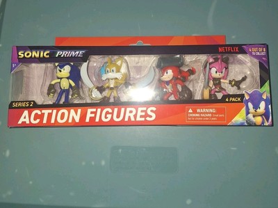 Sonic Prime Series 2  Collection 4 Pack Action Figures 3-Inch Toys Netflix  Sega