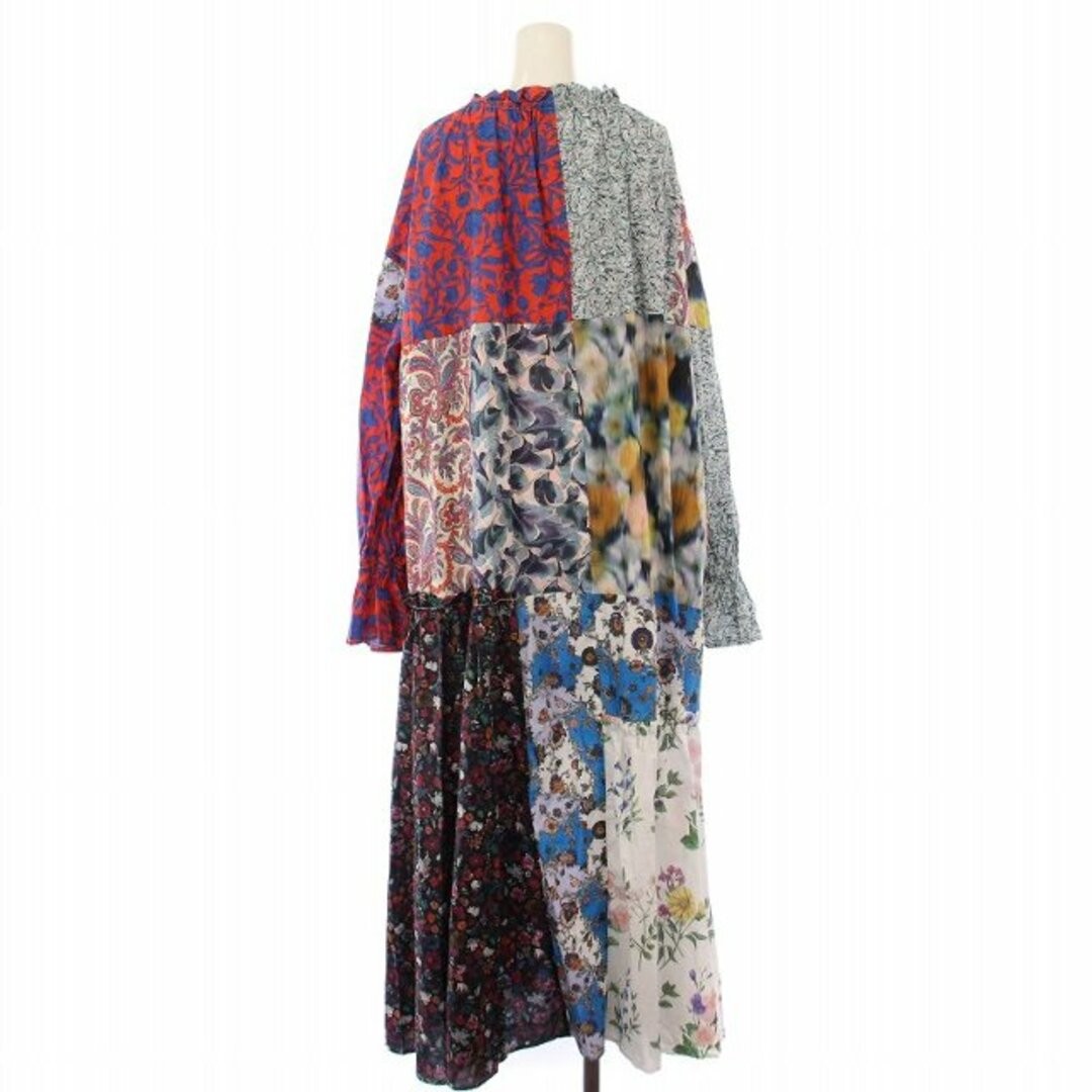 Ameri Vintage Liberty Patchwork MLT Dress Flared … - image 3