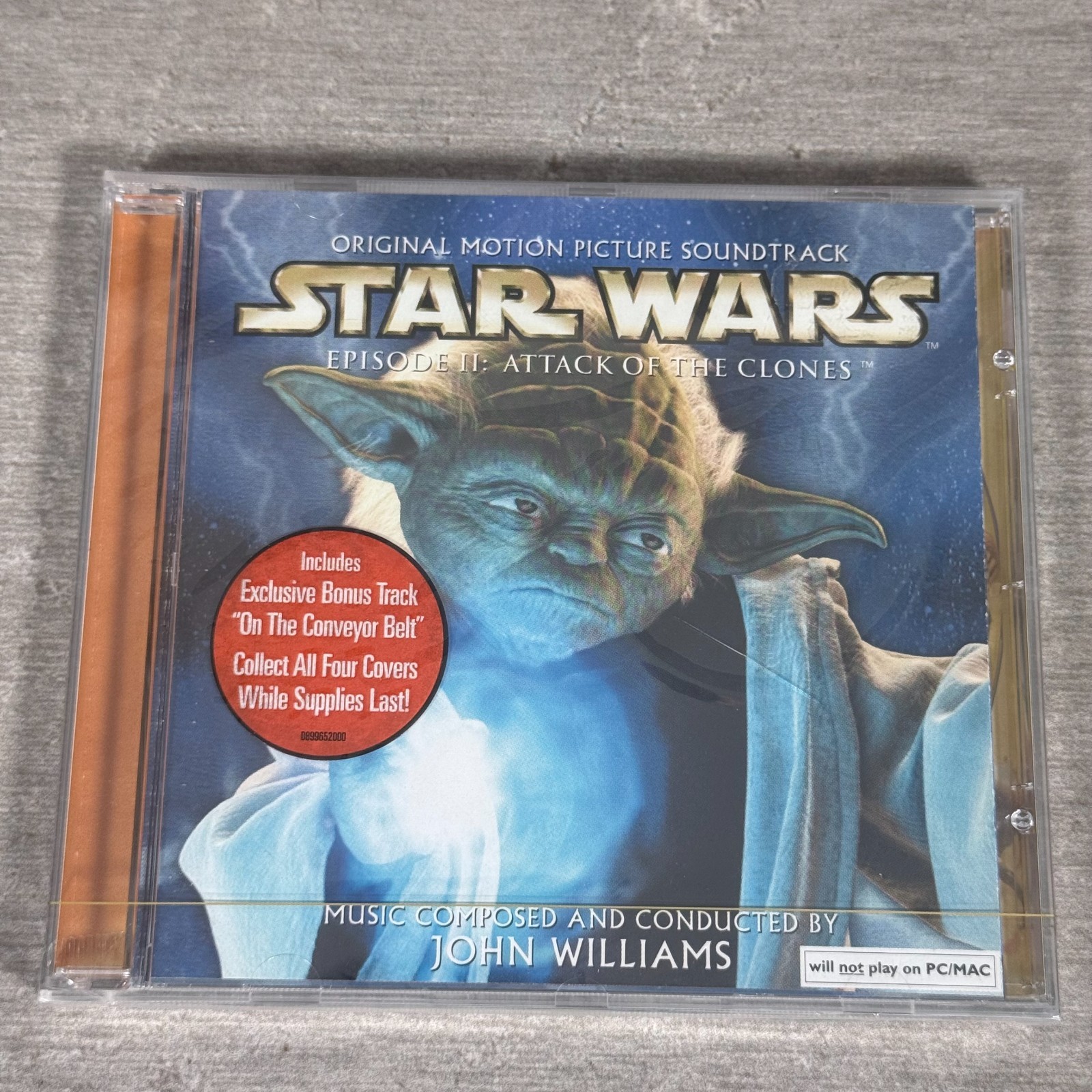 Star Wars Episode II Attack Of The Clones CD - NEW ✔️ Original Soundtrack Yoda