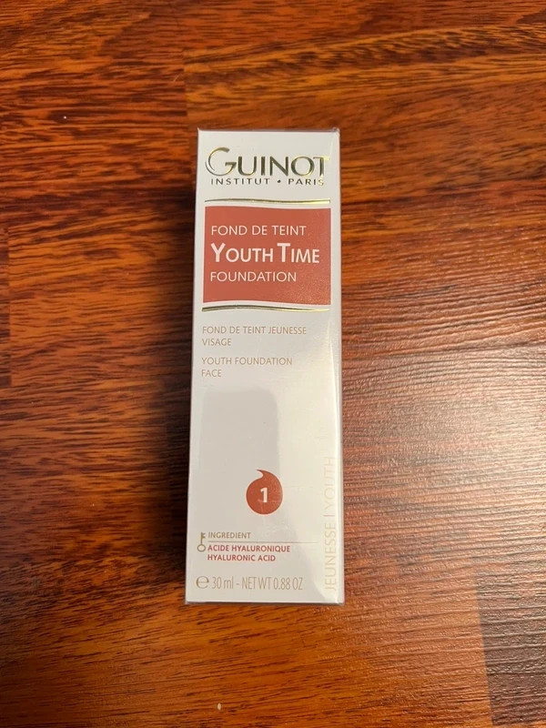 Fond de teint anti-âge Guinot Youth Time N°1 flacon 30ml pour le soin du visage