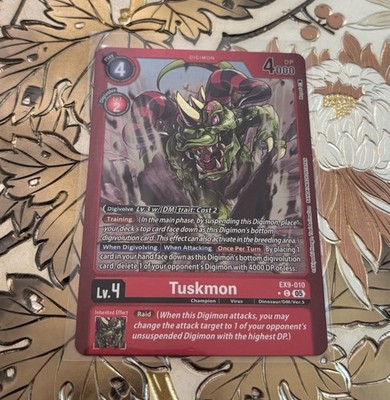 Digimon Card Game Tuskmon Limited Foil EX9-010 Versus Monsters | eBay