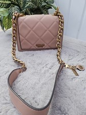 Image of GuessGuess Abey Mini Padded Shoulder Bag Dusty Pink RRP £130