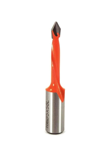 Whiteside DT5-57LH Left Hand V-Point Dowel Drill 5mmCD, 57mmOAL