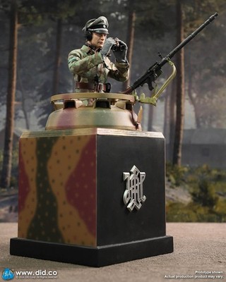 1/6  DID E60077 Leopard tank scene model with MG34 machine gun No Character