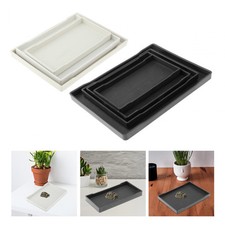 Reptile Water Bowl Water Dish Pet Aquarium Ornament Tortoise Feeder Amphibian