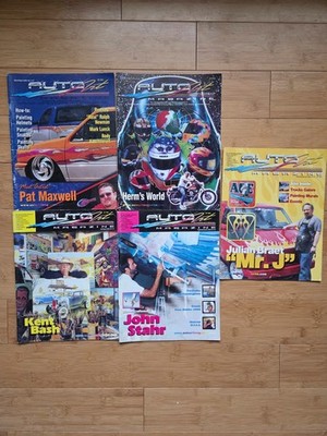 Auto Art Magazine Pinstriping Graphics Custom Painting Airbrushing Lot of 5