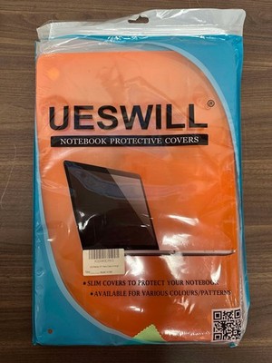 Ueswill Notebook Protective Cover Orange 15 Inch Hard Case Brand New