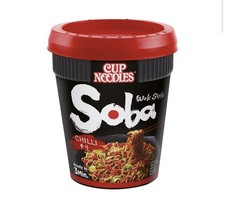Nissin Soba Chilli Wok Style Instant Cup Noodles Pot 92g