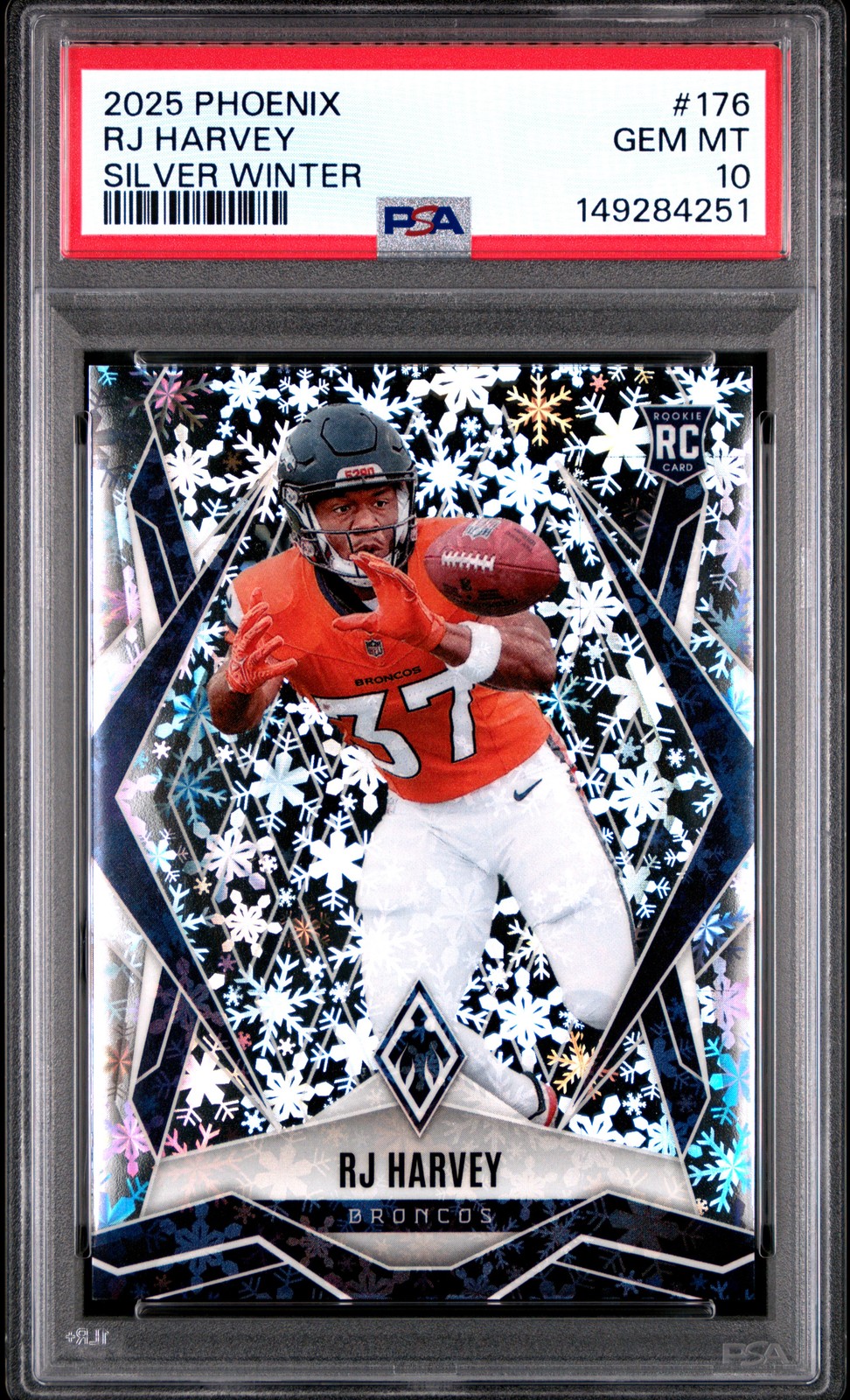 RJ Harvey Panini Phoenix #176 Silver Winter