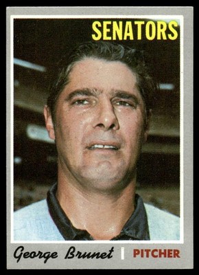 1970 Topps George Brunet Washington Senators #328