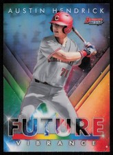 2021 Bowman's Best #BFV-25 Austin Hendrick Future Vibrance Cincinnati Reds