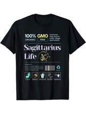 Men's & Women's Sagittarius Zodiac Graphic T-Shirt - 220gsm Heavyweight 100% C