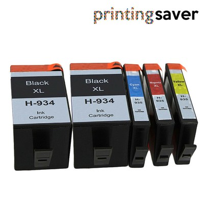 5 Tintenpatrone passt HP 934 Officejet Pro 6812 6815 6230  6820  6830