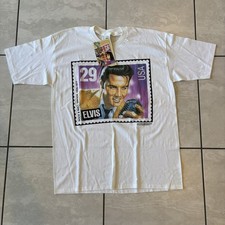 Vintage Elvis Presley T-Shirt Size XL Stamp 1992 Single Stitched Made in USA NWT