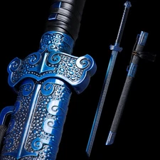 Ninjato Katana Full Tang Straight Ninja Battle Ready Sword 1095 Carbon Steel