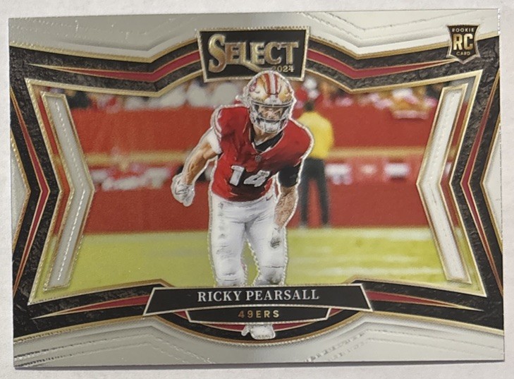 2024 Panini Select- #489 Ricky Pearsall (Field Level) RC Rookie 49ers