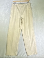 Pendleton Virgin Wool Dress Pants Women s Size 14 Pearl Lined Pockets Side Zip