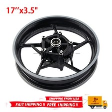 For Kawasaki Z900 Z650 Ninja 650 17-24 23 17x3.5 Front Wheel Rim Gloss Black