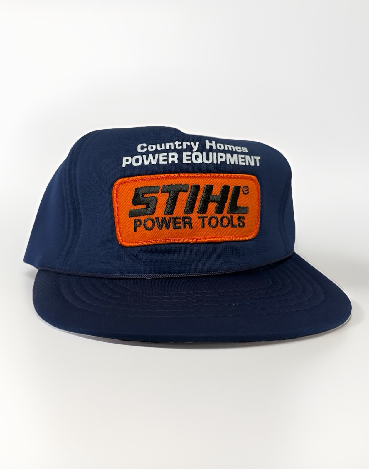 Vtg 1980s STIHL CHAINSAWS Snapback PATCH Trucker … - image 1