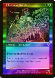 Llanowar Knight #254 (Foil) Invasion