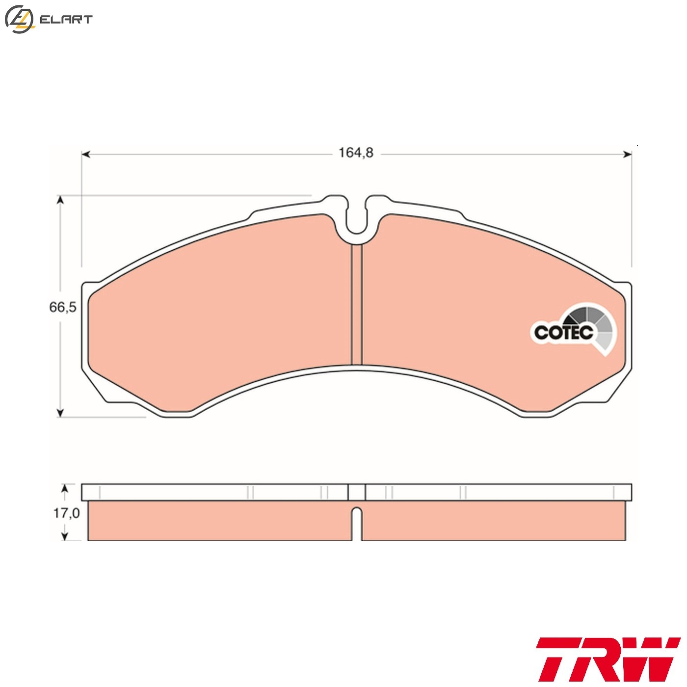 BRAKE PAD SET DISC BRAKE GDB1534 FOR IVECO DAILY/SCUDATO/III/Bus/Van 3.0L 4cyl