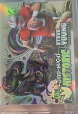 2024 Wild Card Alumination Dino-Might -  Steve Young #PHTRX-SY sivler Foil 15/18