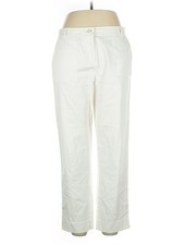 Talbots Outlet Women Ivory Casual Pants 14
