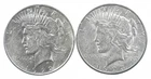 1922 & 1923-S Peace Silver Dollar $1 Bullion Collection Lot *178