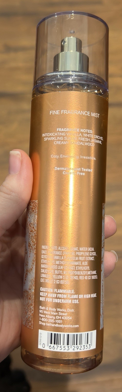 BATH & BODY WORKS Fine Fragrance Mist 8oz New Warm Vanilla Sugar ...