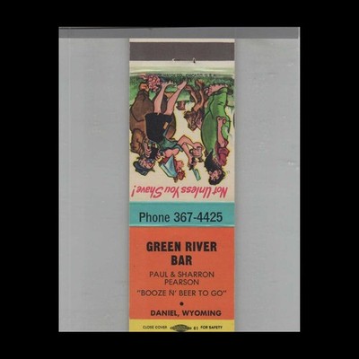 Matchbook Cover Green River Bar Daniel, WY