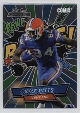 2021 Wild Card Alumination Comix Black Chase - Blue/Green 45/60 Kyle Pitts 19ed